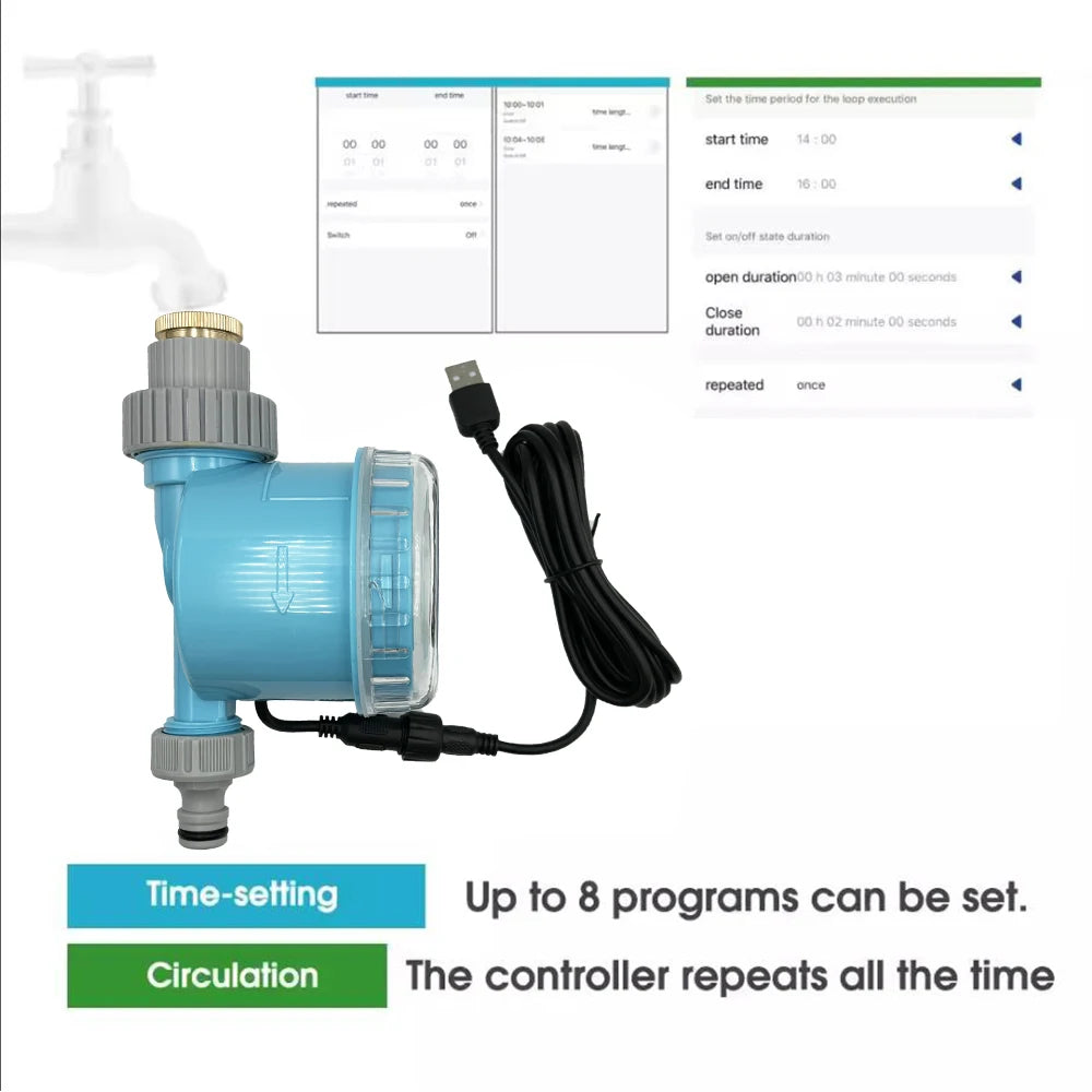Smart WiFi Garden Water Timer