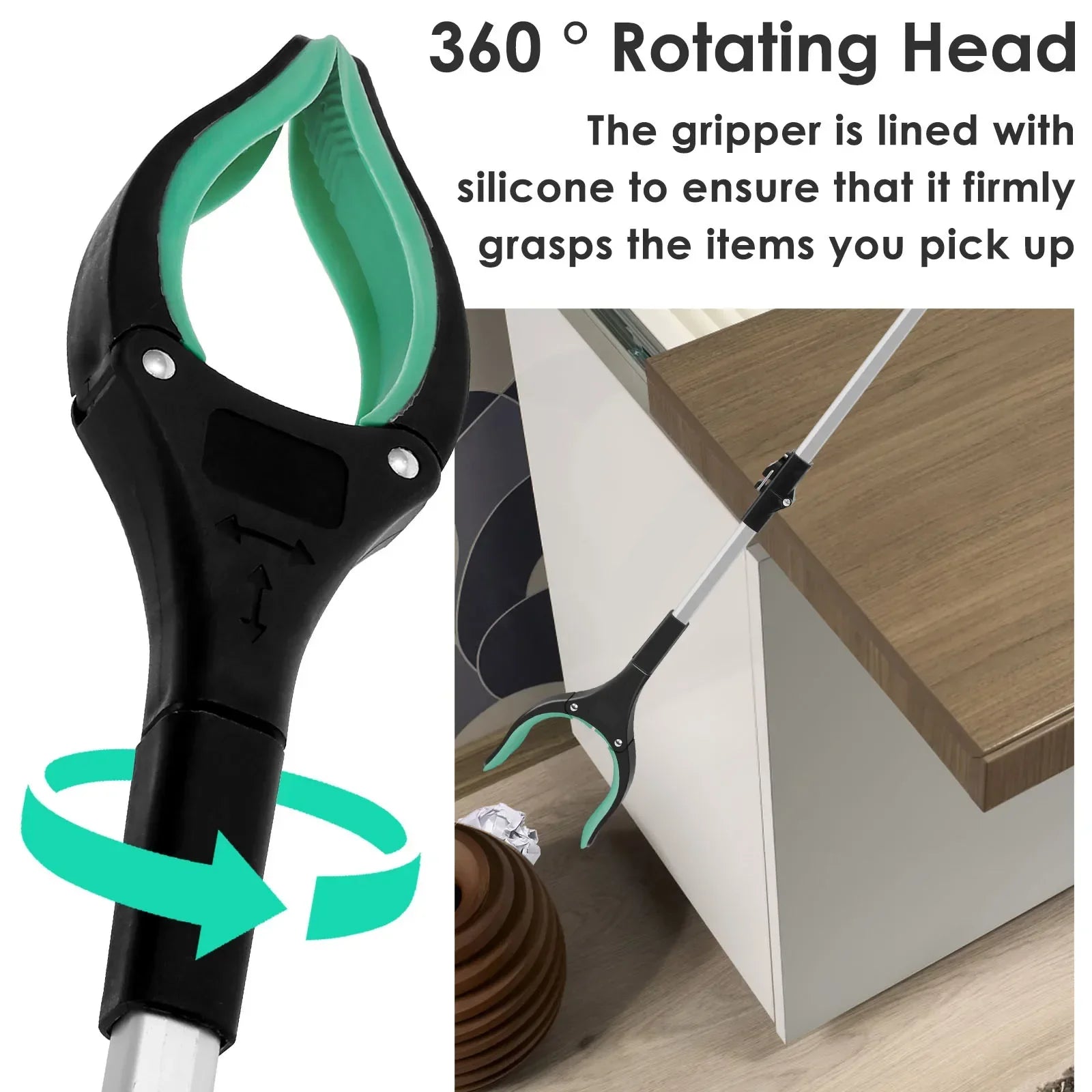 Foldable 43" Grabber Reach Tool