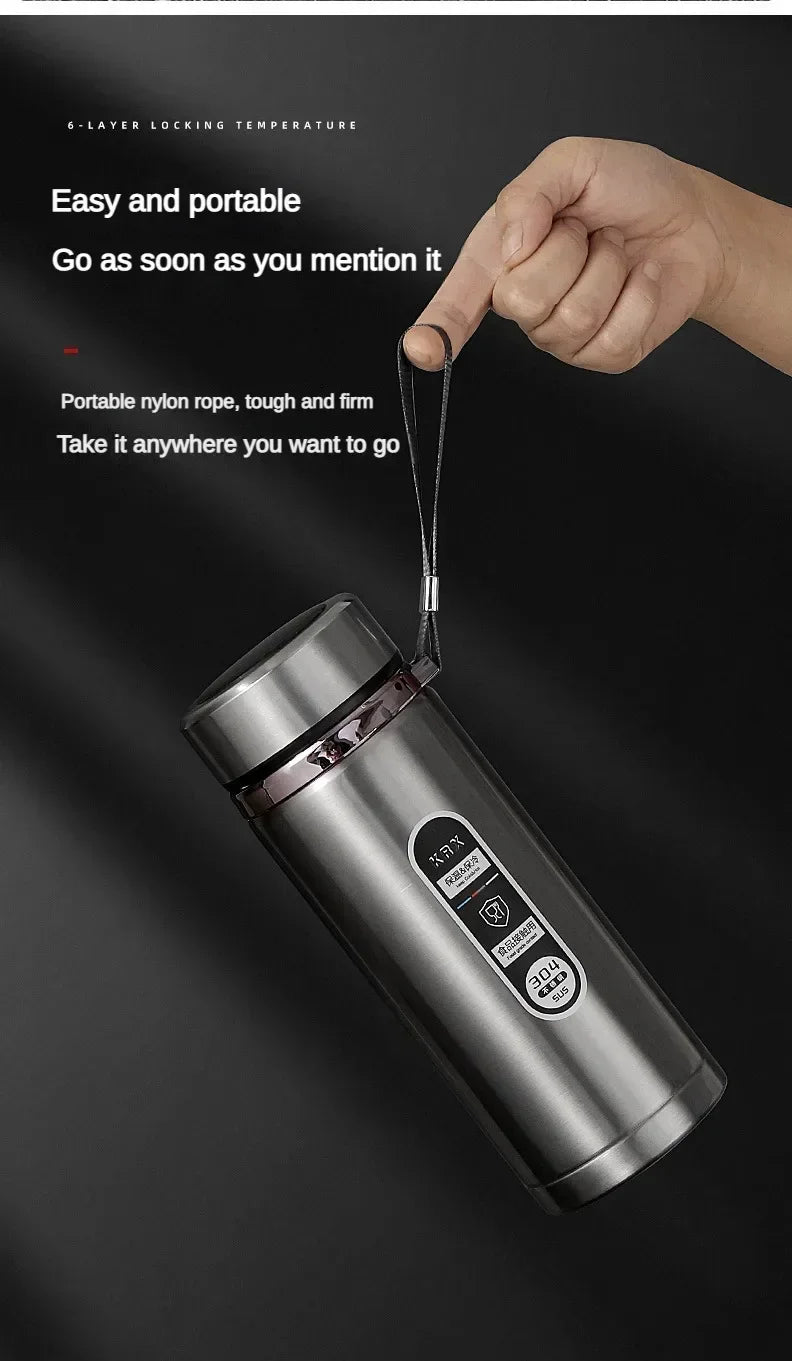 LED Temp Display Thermos Bottle