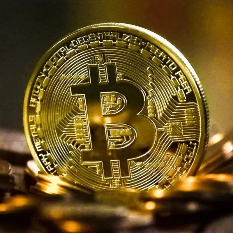 Gold Bitcoin Collectible Coin