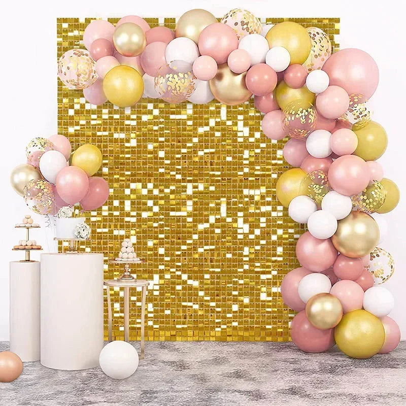 Pink Shimmer Wall Panels