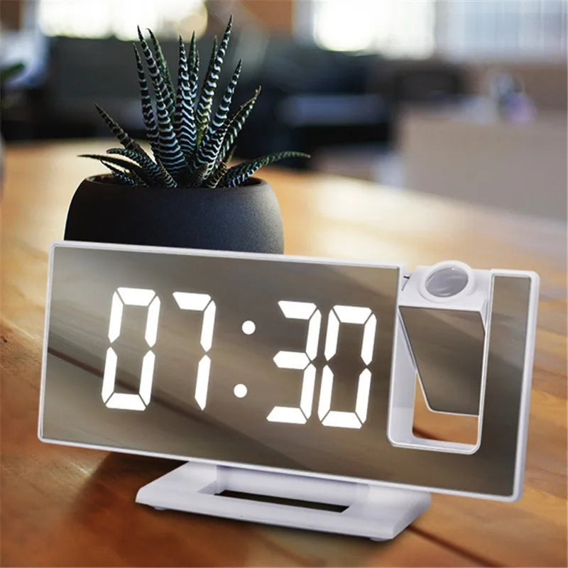 LED Projection Alarm Clock