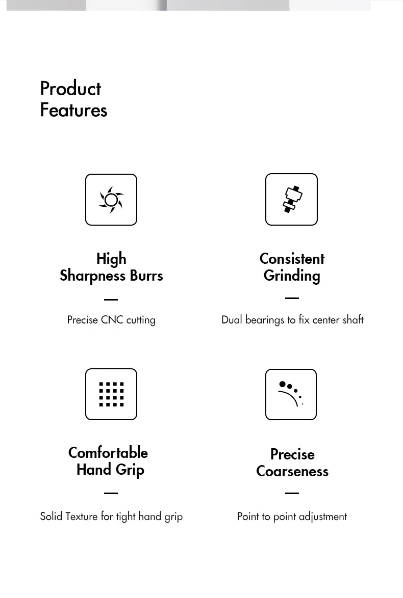 Precision Manual Coffee Grinder