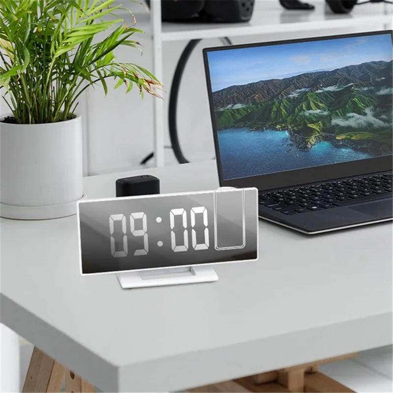 LED Projection Alarm Clock