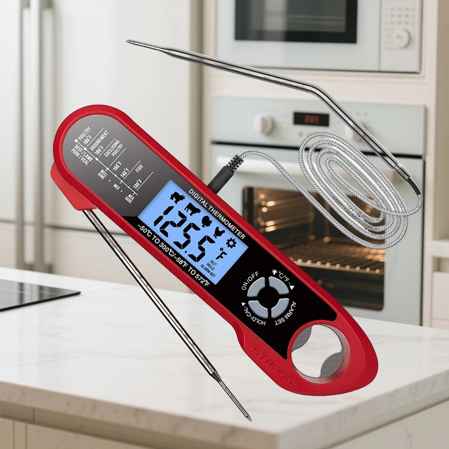 Dual-Probe Digital Thermometer
