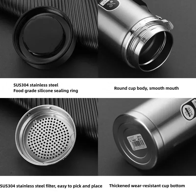 LED Temp Display Thermos Bottle