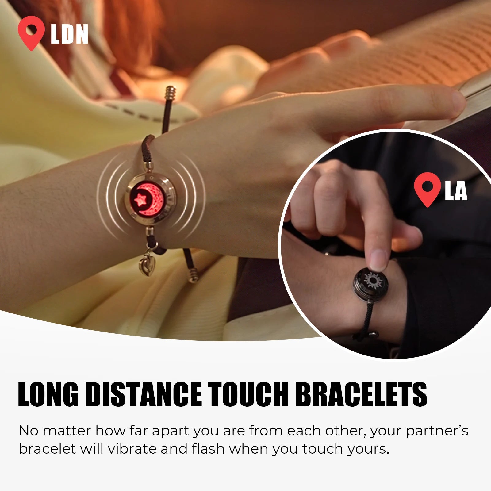 Long Distance Love Bracelets