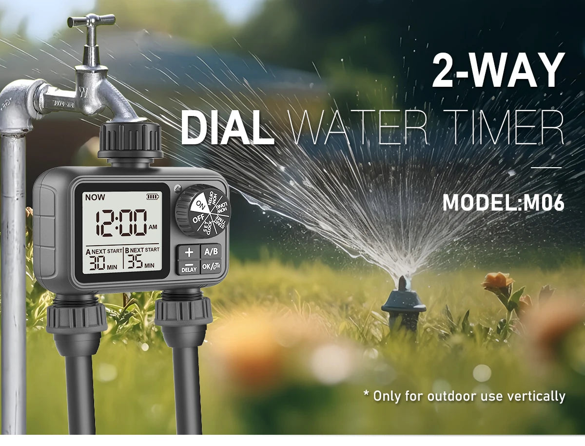 Dual-Outlet Smart Water Timer