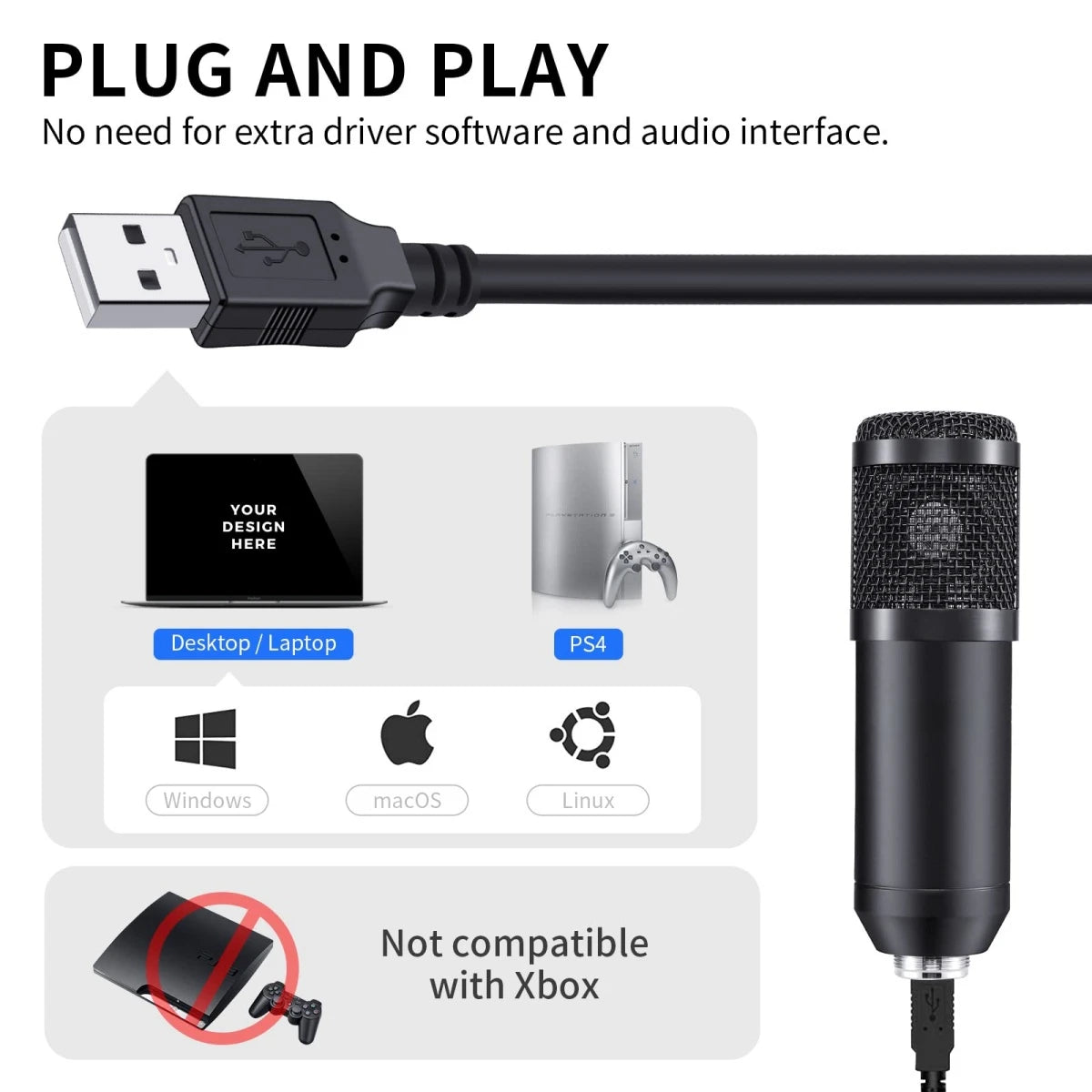 Pro Studio Recording Mic Kit