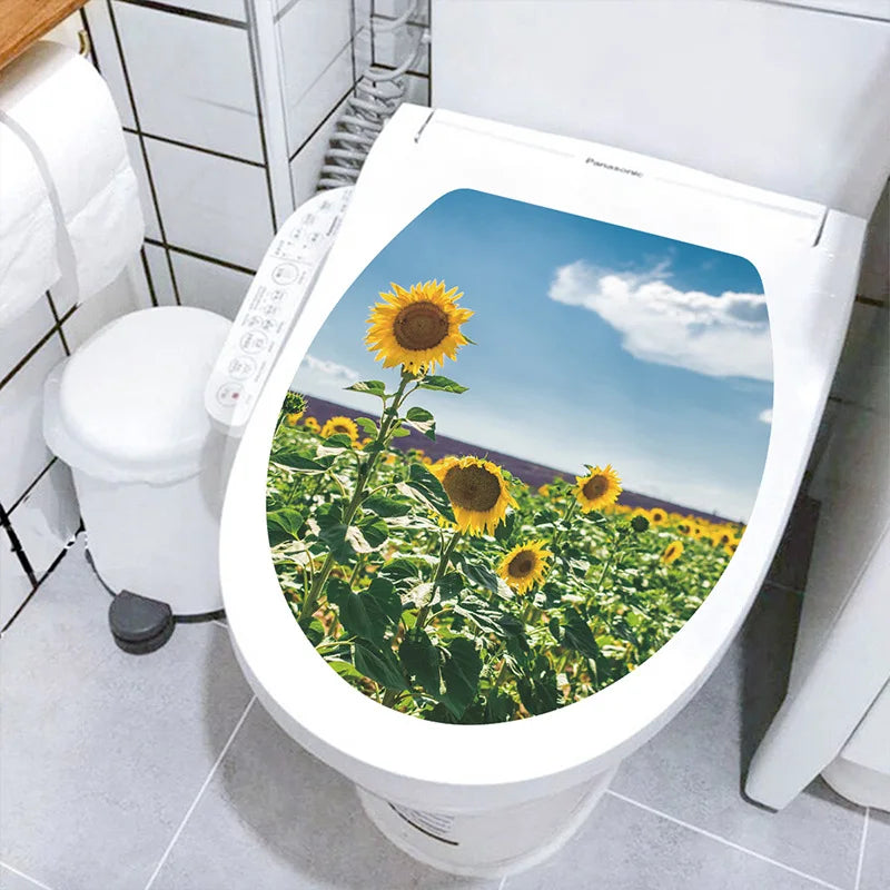 3D Toilet Lid Sticker