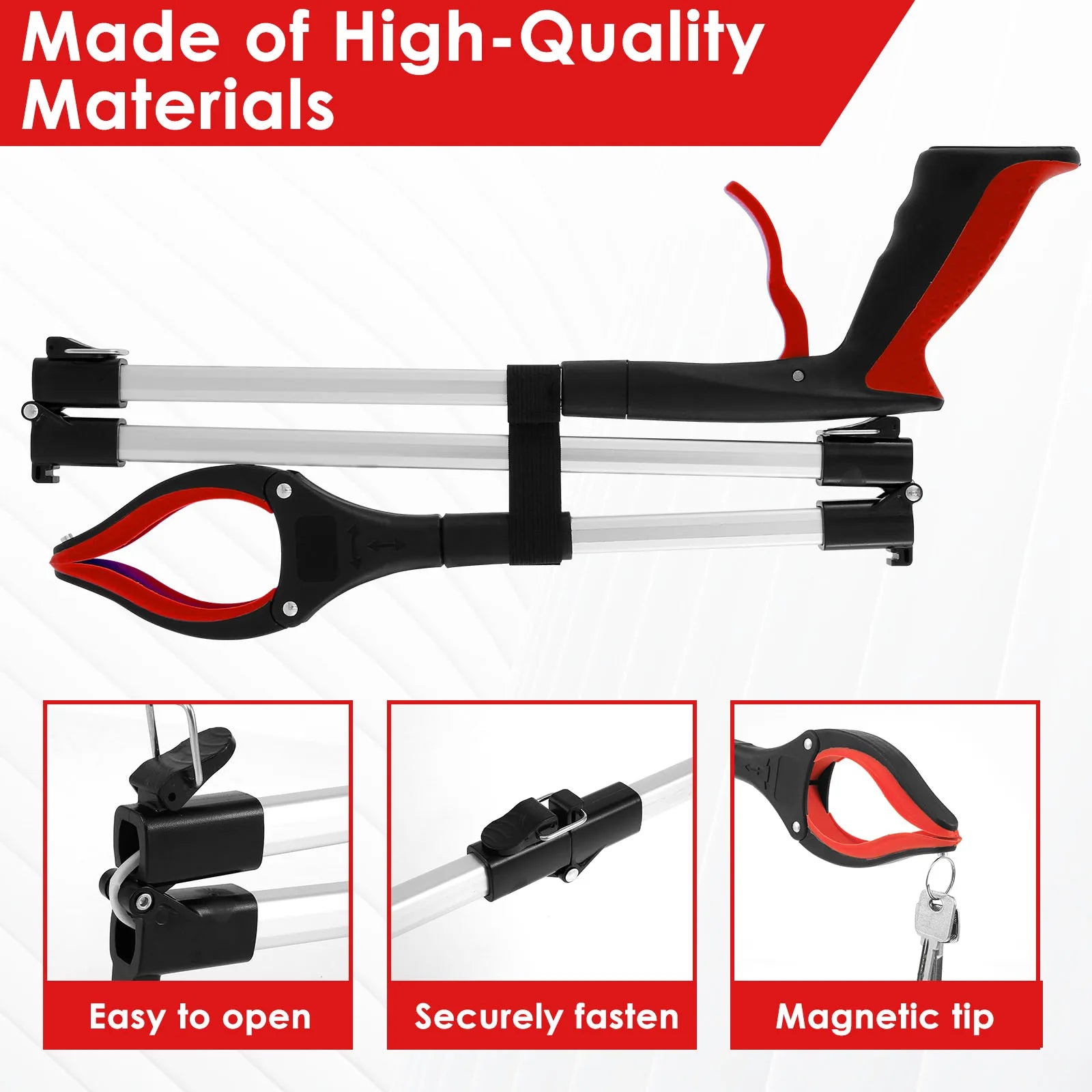 Foldable 43" Grabber Reach Tool