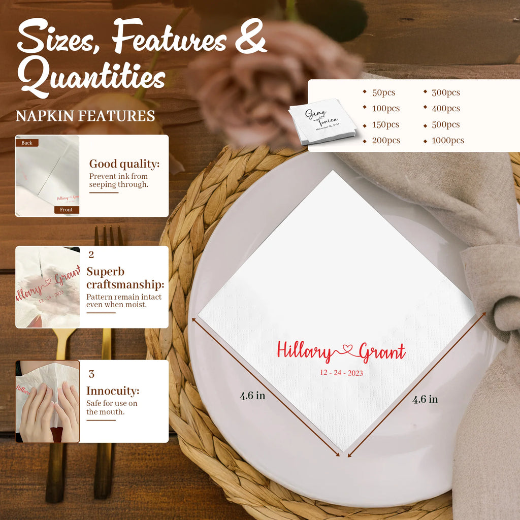 Custom Party Paper Napkins