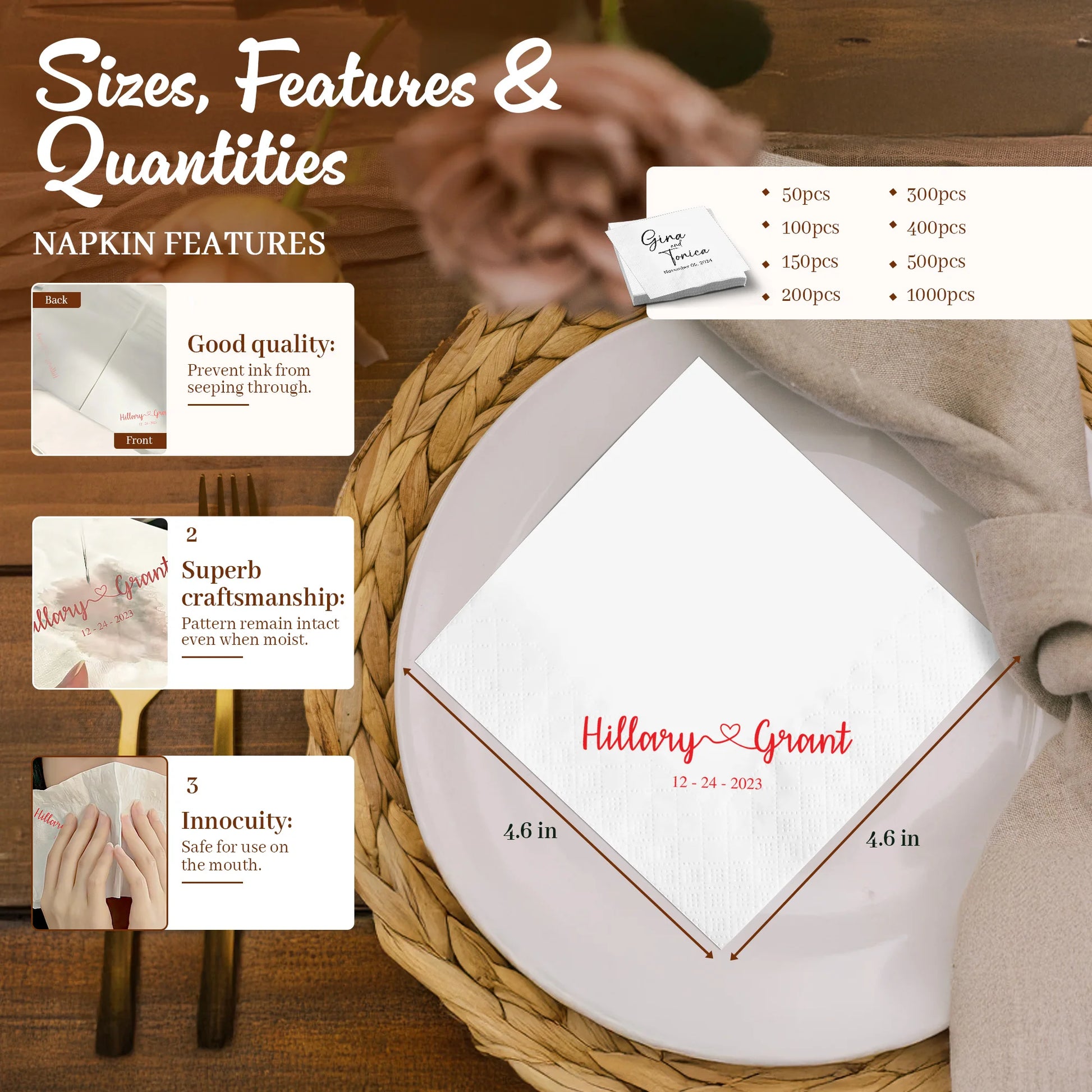 Custom Party Paper Napkins