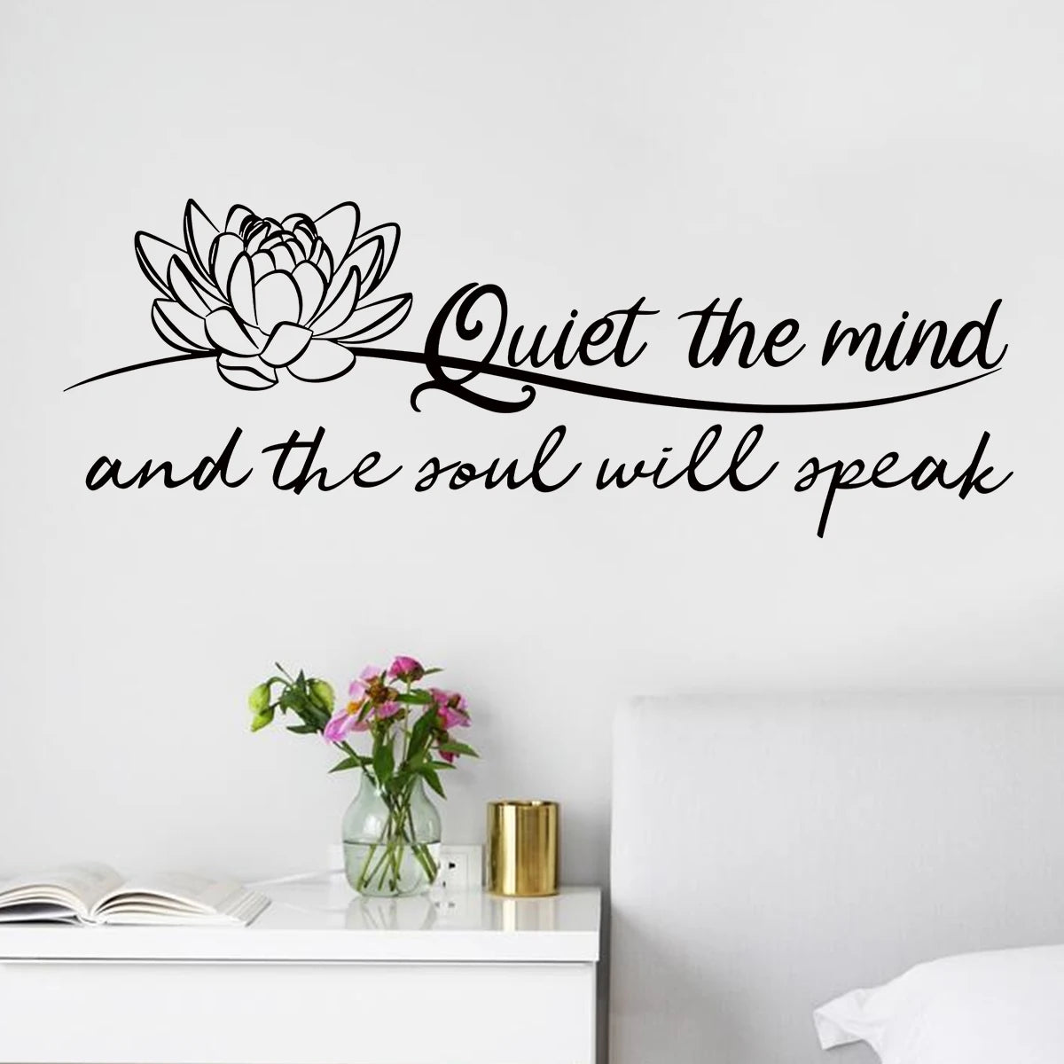 "Quiet The Mind" Wall Decals