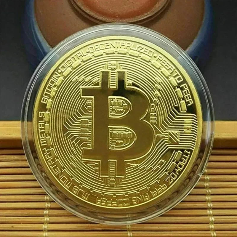 Gold Bitcoin Collectible Coin