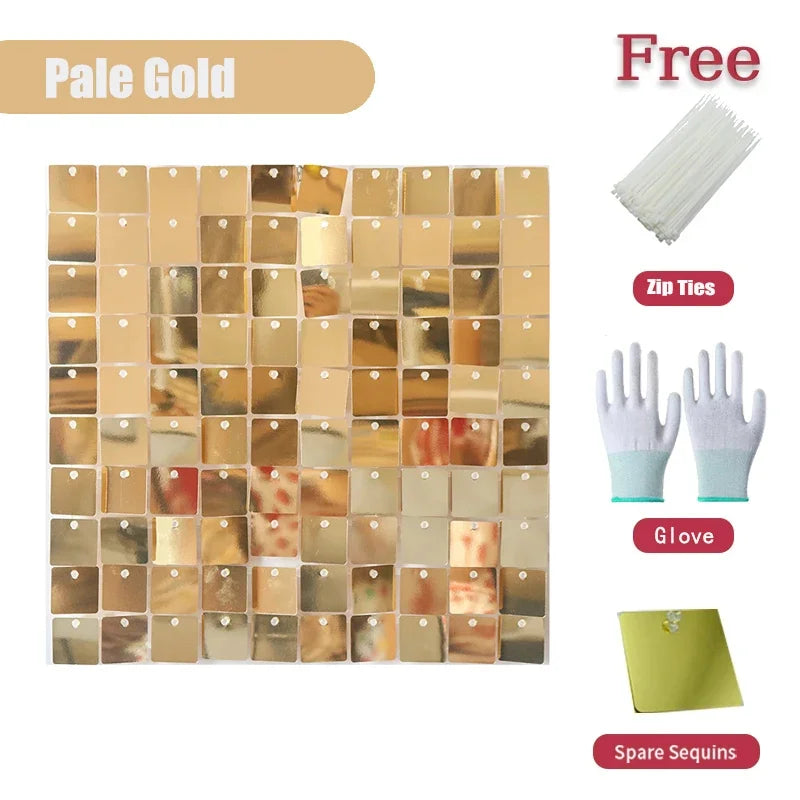 Pink Shimmer Wall Panels