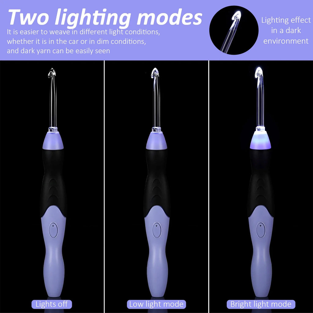 Rechargeable Lighted Crochet Set