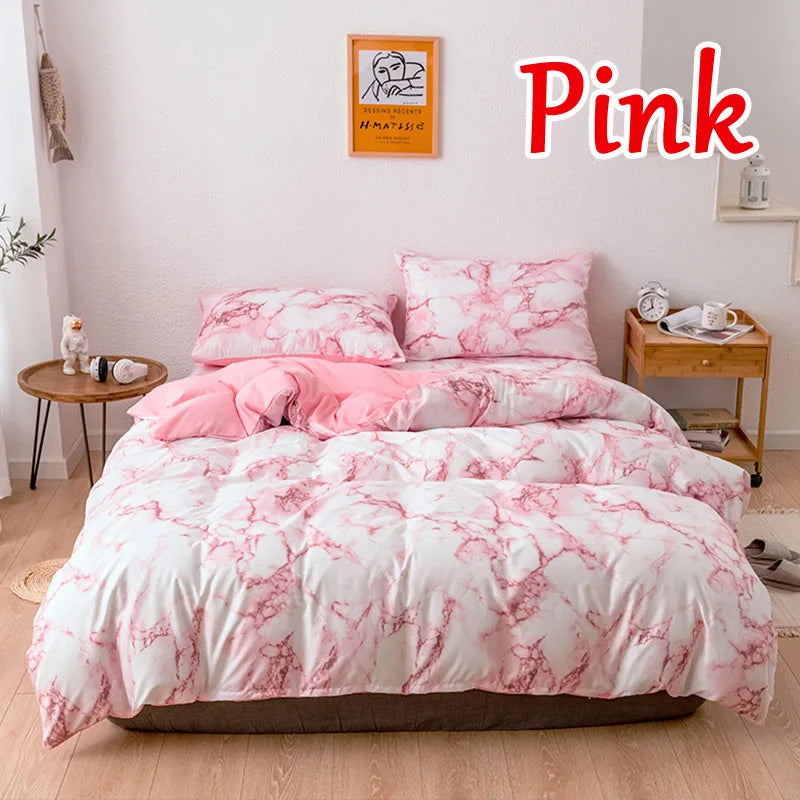 Marble Duvet Cover Set