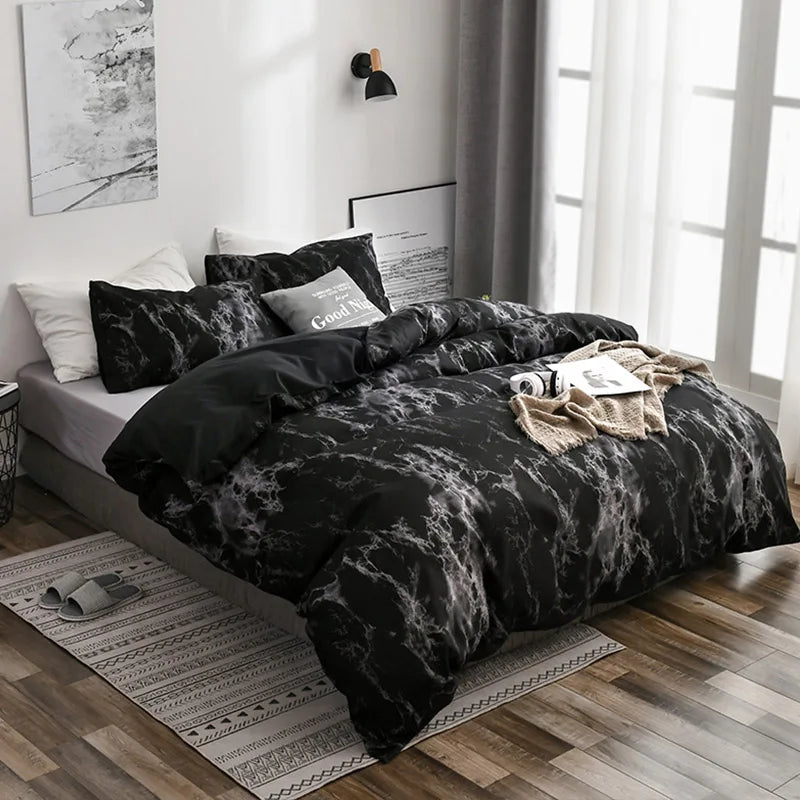Marble Duvet Cover Set