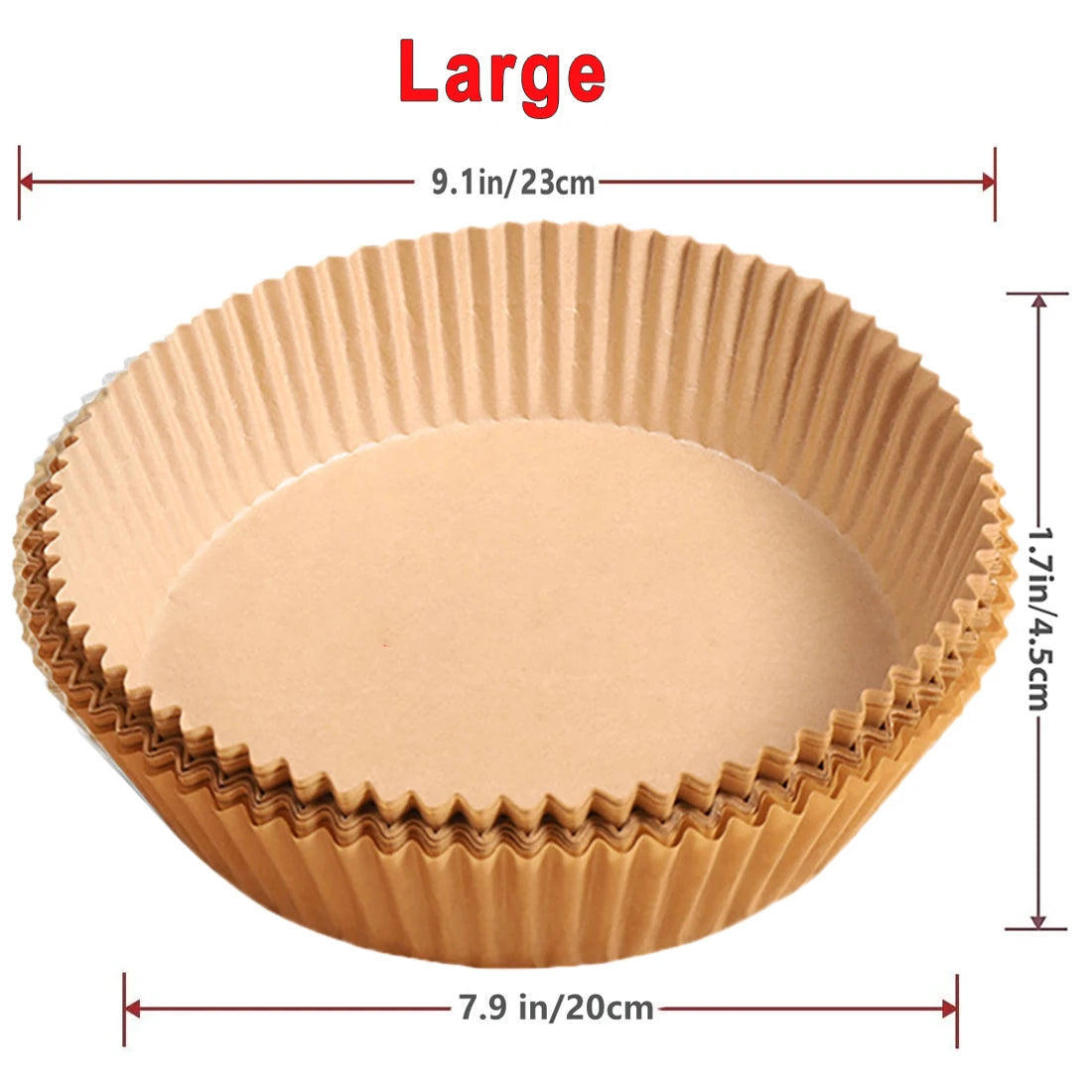 Air Fryer Paper Liners (100pcs)