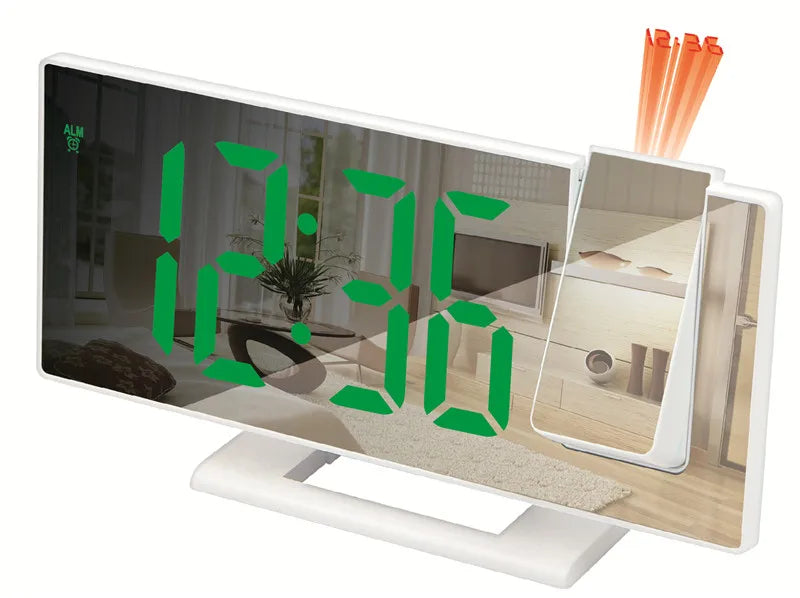LED Projection Alarm Clock