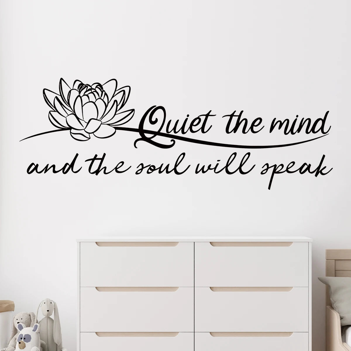 "Quiet The Mind" Wall Decals
