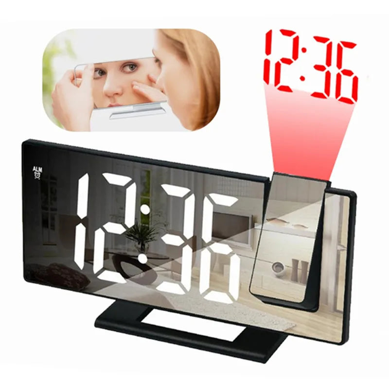 LED Projection Alarm Clock
