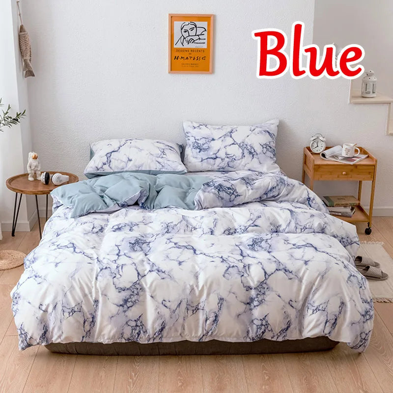 Marble Duvet Cover Set