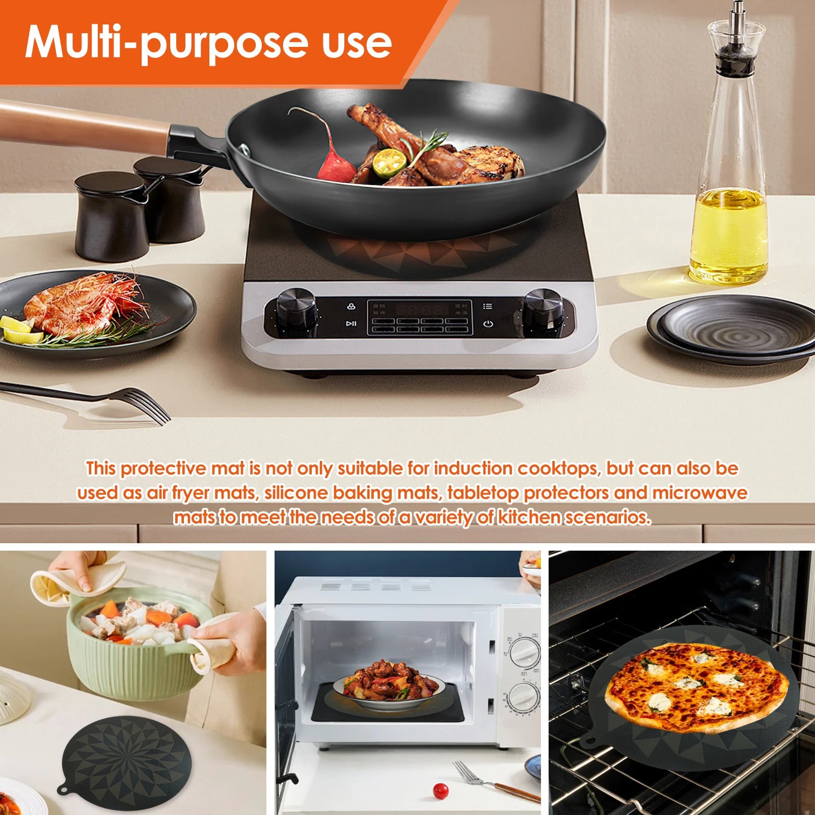 Silicone Induction Hob Protectors