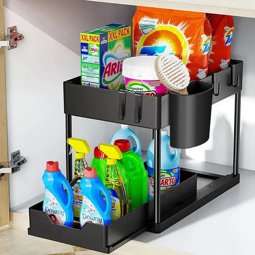 2-Tier Sliding Sink Organizer