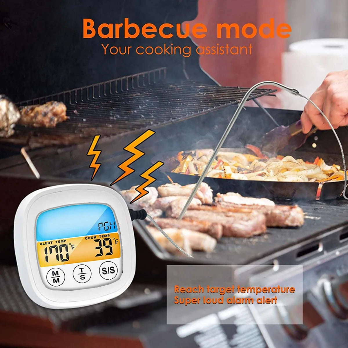 Touchscreen Meat Thermometer Probe