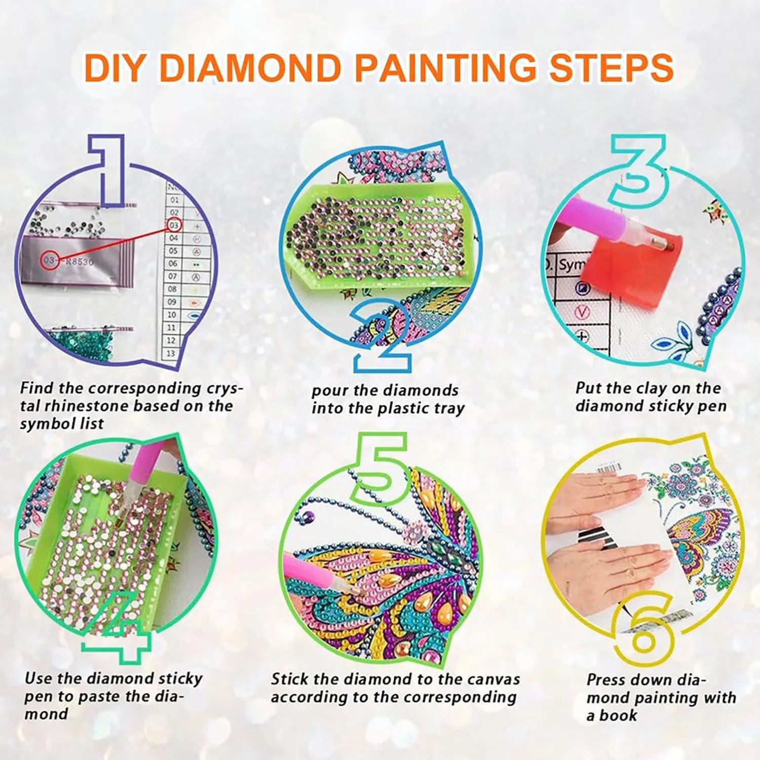 Peacock Diamond Art Kit