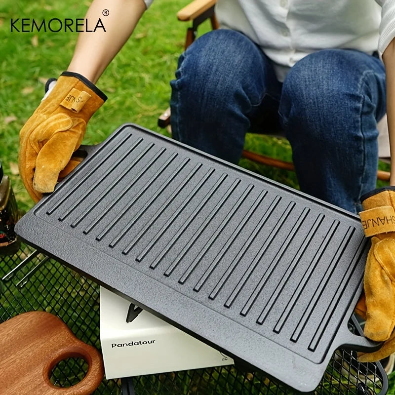 Reversible Cast Iron Grill Pan