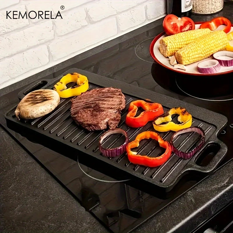 Reversible Cast Iron Grill Pan