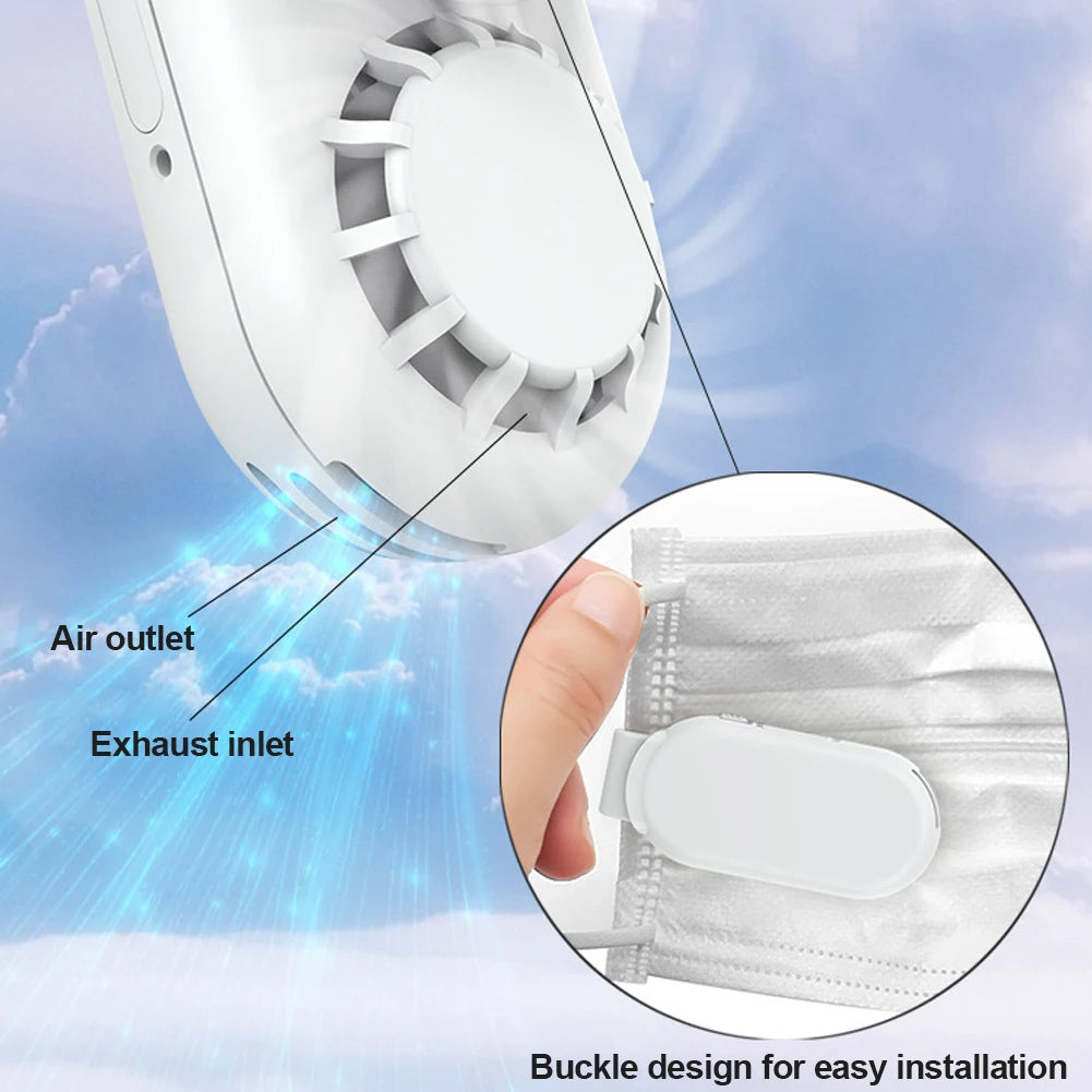 Wearable USB Mask Fan