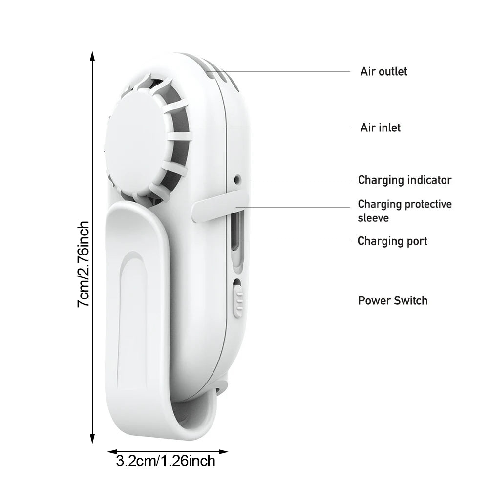 Wearable USB Mask Fan