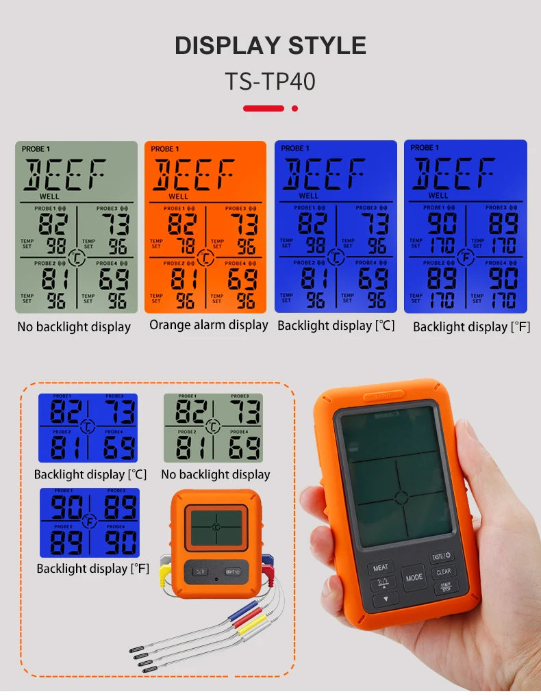 Wireless Digital Meat Thermometer