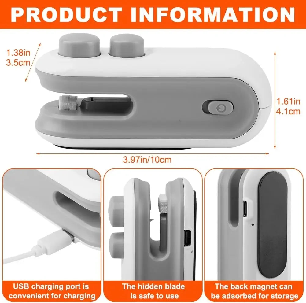 USB Mini Bag Sealer Clip