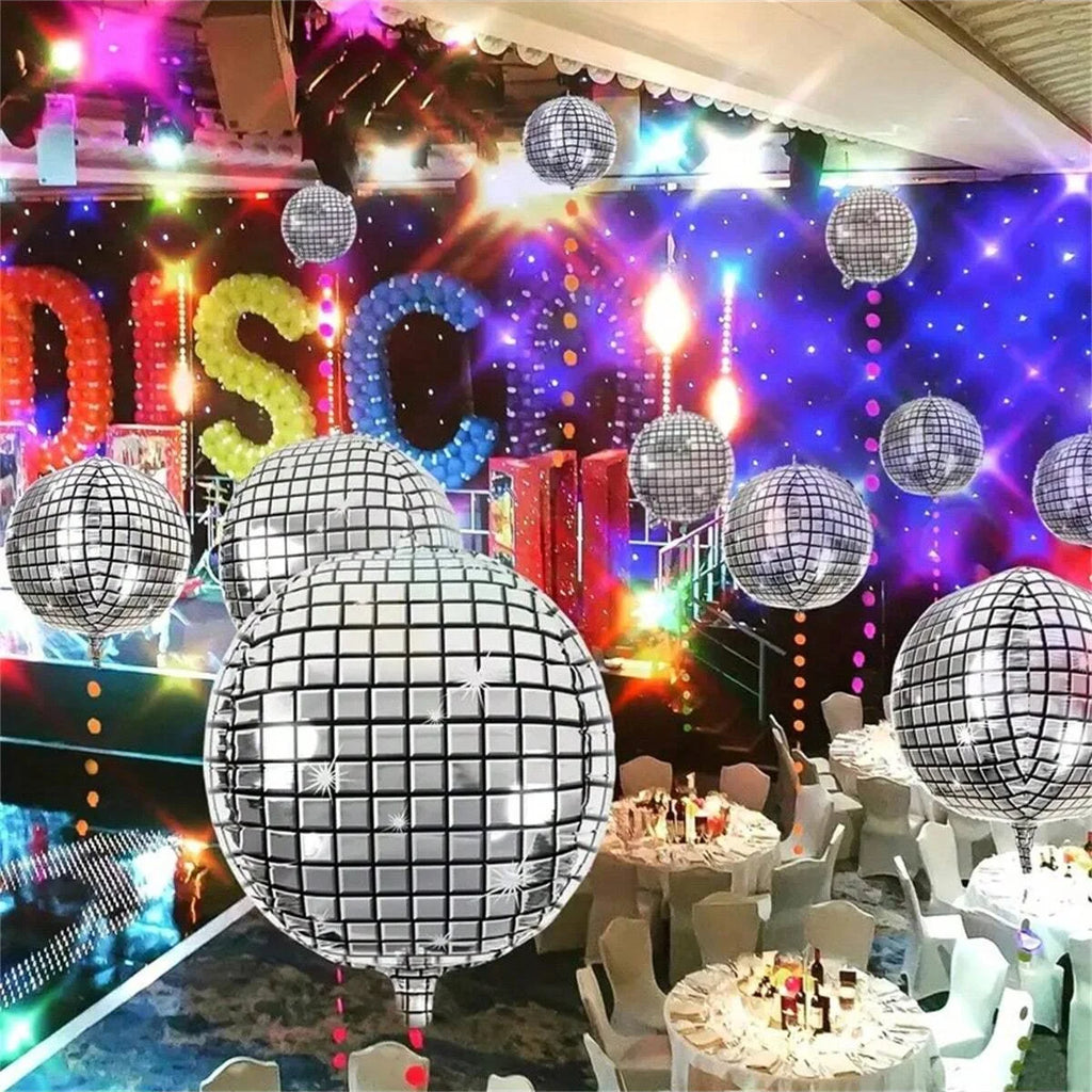 Silver Disco Ball Balloon