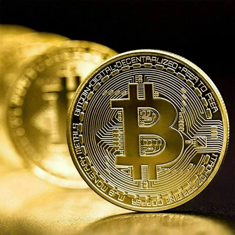 Gold Bitcoin Collectible Coin