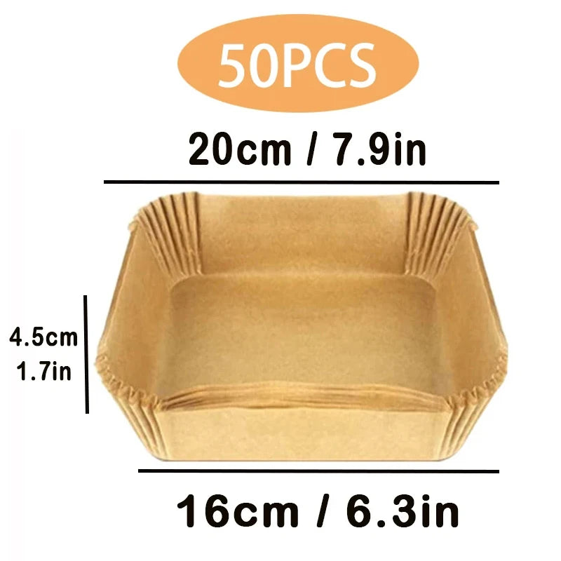 Air Fryer Paper Liners (100pcs)