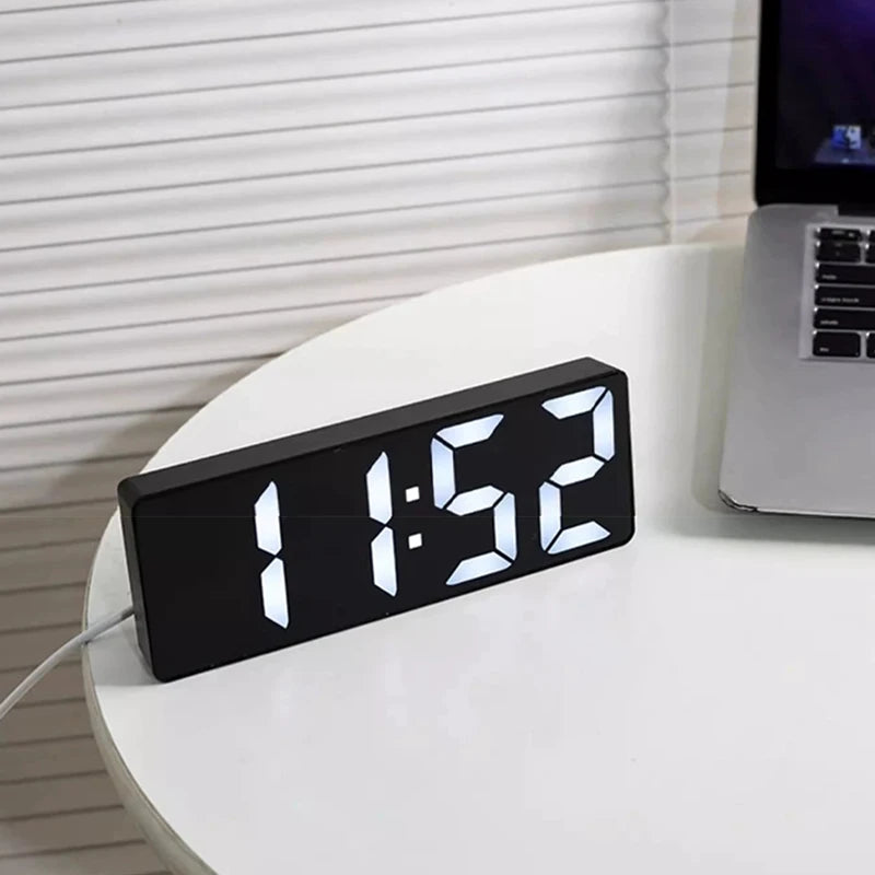LED Mirror Alarm Clock
