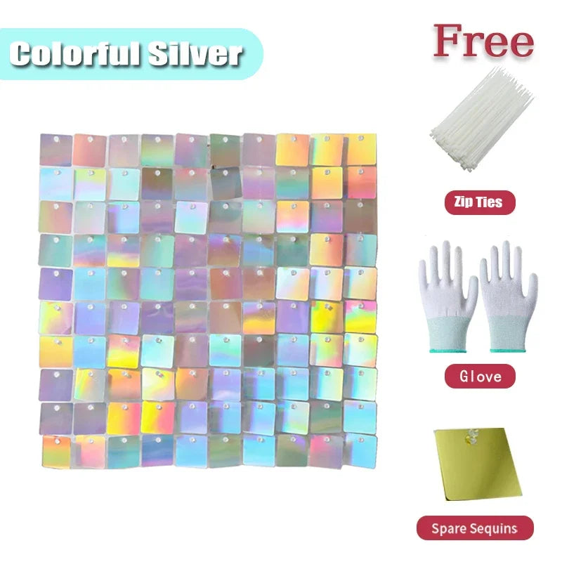 Pink Shimmer Wall Panels