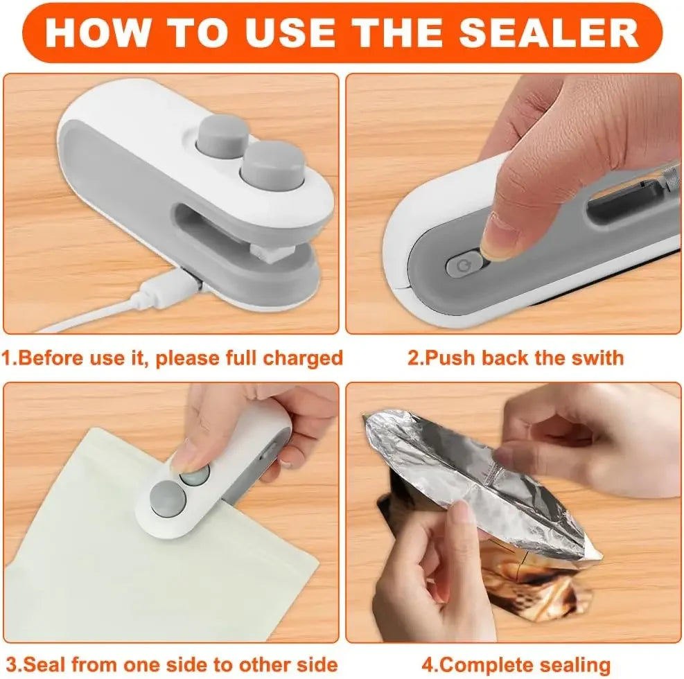 USB Mini Bag Sealer Clip