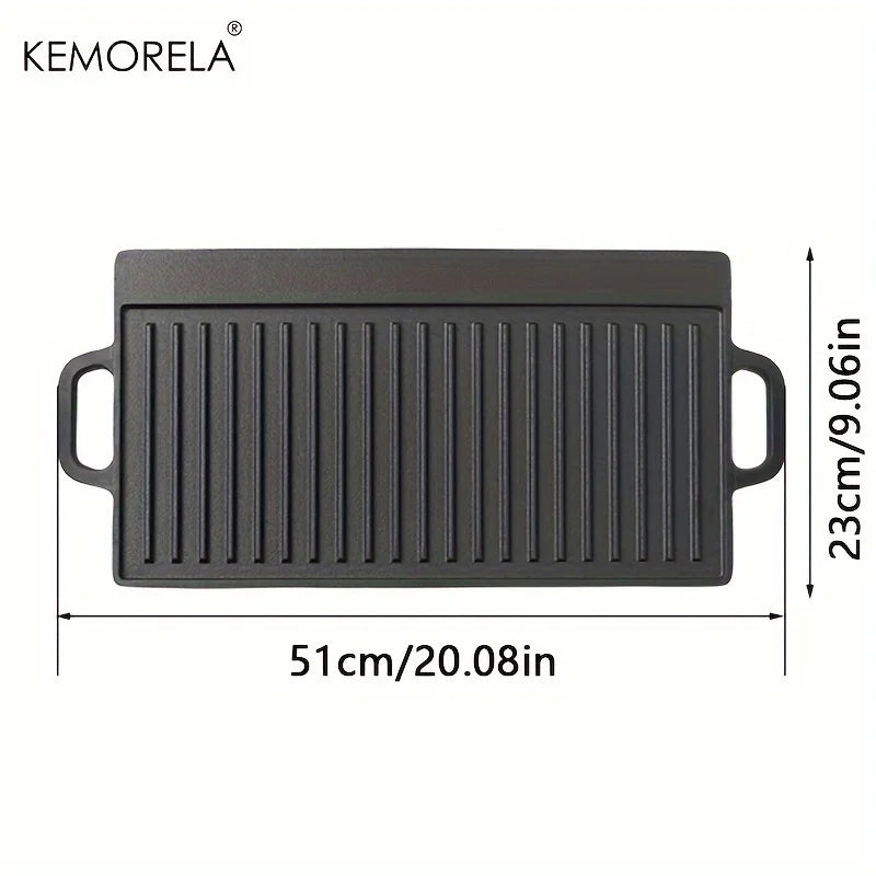 Reversible Cast Iron Grill Pan