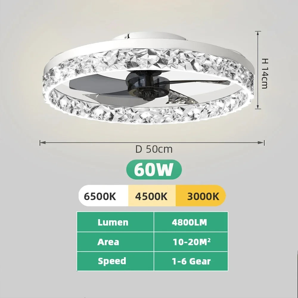 Dimmable LED Ceiling Fan Light
