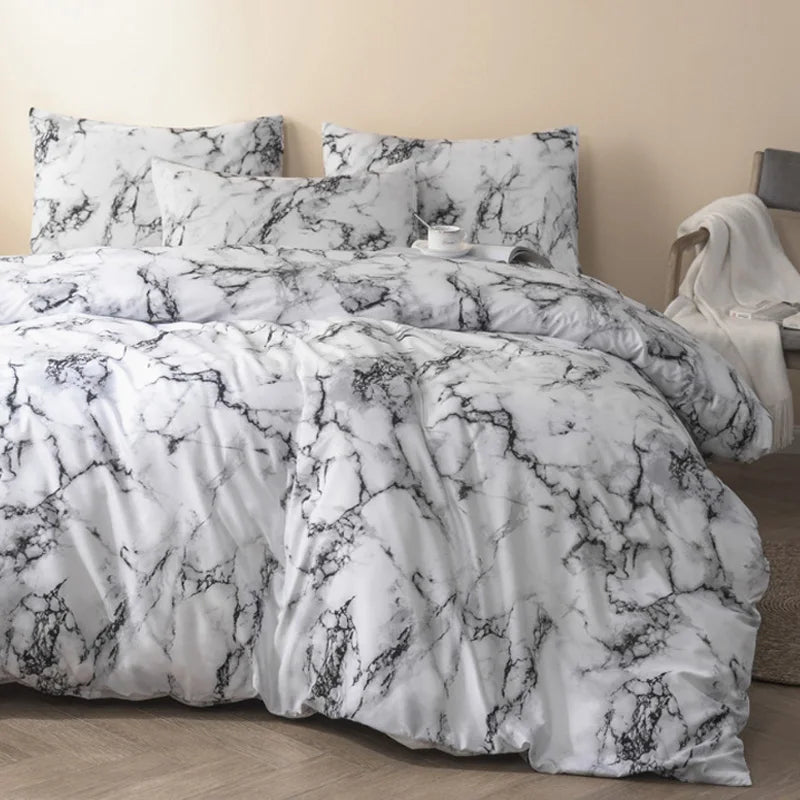 Marble Duvet Cover Set