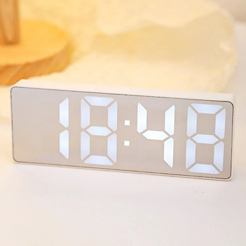 LED Mirror Alarm Clock