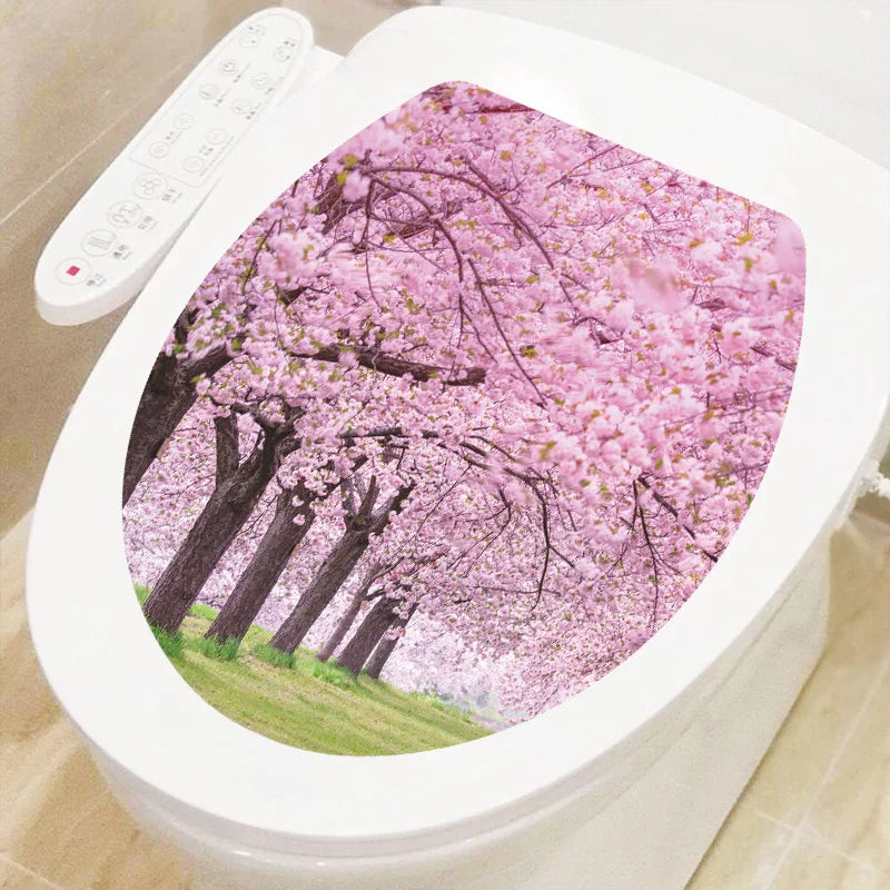 3D Toilet Lid Sticker