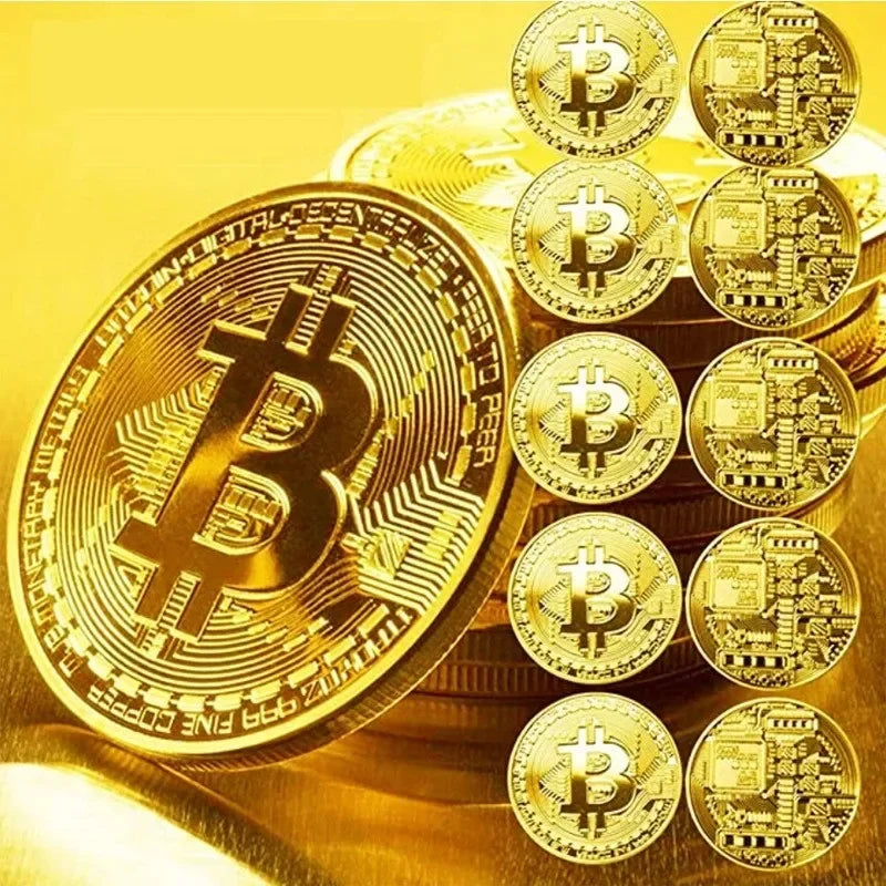Gold Bitcoin Collectible Coin